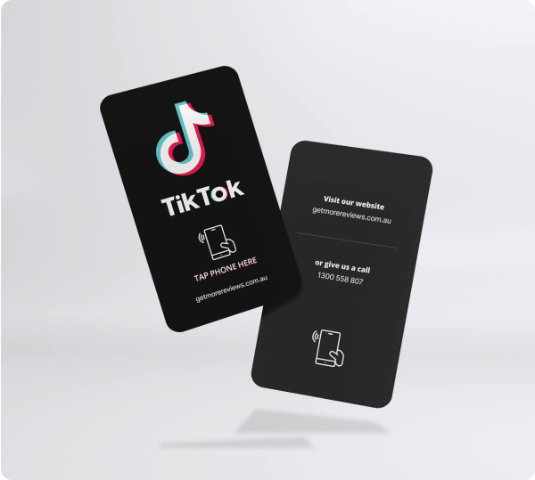 TikTok Review Tap Card