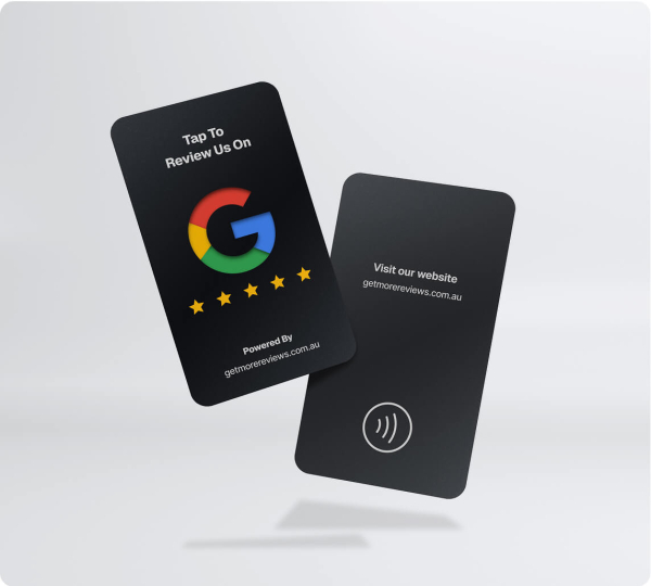 NFC Google review card - Matte Black