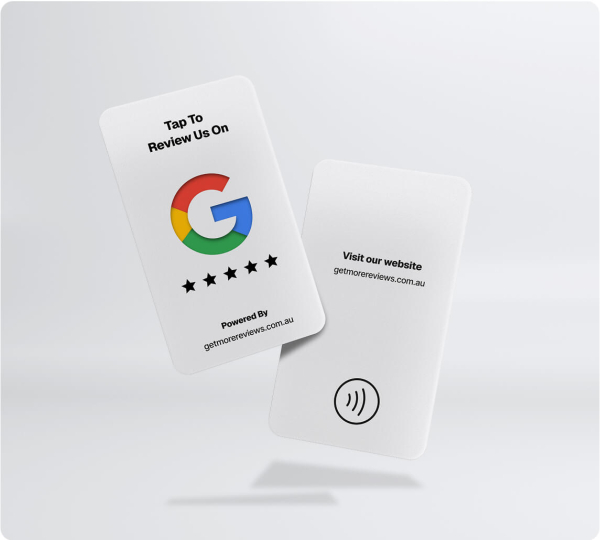 NFC Google review card - Matte White